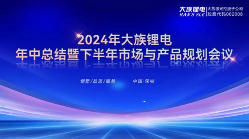 2024年大族鋰電年中總結暨下半年市場與產品規劃會議圓滿召開
