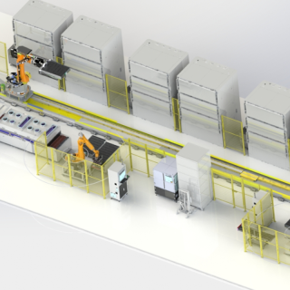 軟包電芯全自動真空干燥線