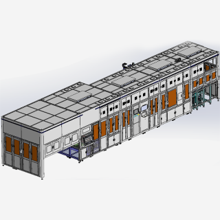 刀片電池組裝-負極耳蓋板激光焊